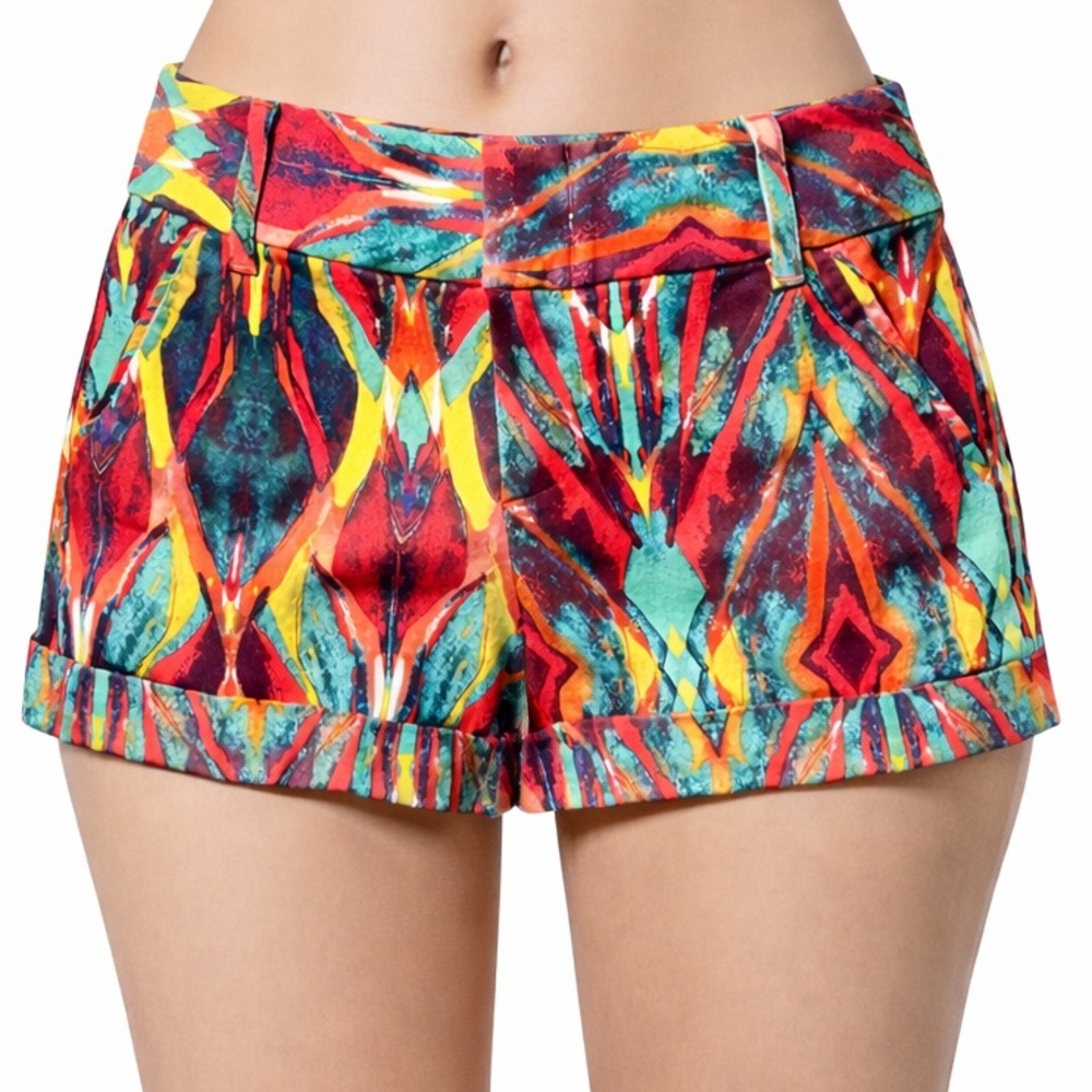 Alice + Olivia Printed Shorts – Size 0 – Like New